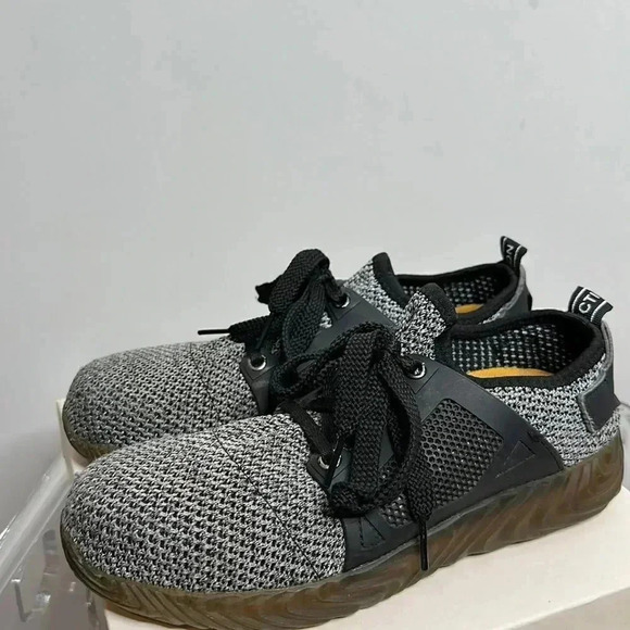 Indestructible Beyond Protection Black White Soft Steel Toe Mens Sneakers Sz 40 - Picture 4 of 13